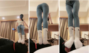 【美娜格格】健身后原味鞋袜虐家奴-97LZTD-32100