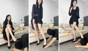 【千千】御姐S-坐脸掐乳-高跟玉足舔-97LZTD-450476