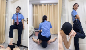 【狗哥】甘愿做乘务员的贱奴-97LZTD-450510
