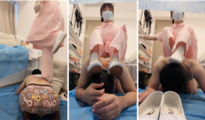 【沅沅】小护士不光扎针下手黑，拿病人当跳舞毯使劲狂踩-97LZTD-450513